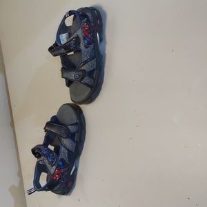 💙 Spiderman 2008 strapped sandals boys youth size 12